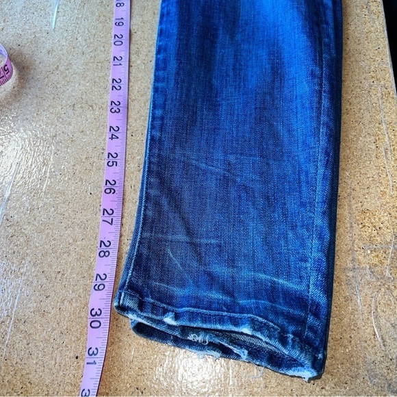 Mother The Looker Graffiti Girl very distressed jeans size 28 - Picture 7 of 16